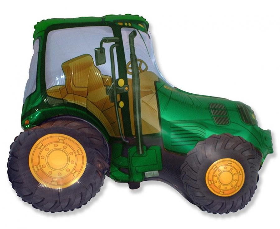 Traktor Tractor Green, Folienballon 36 cm (WP)