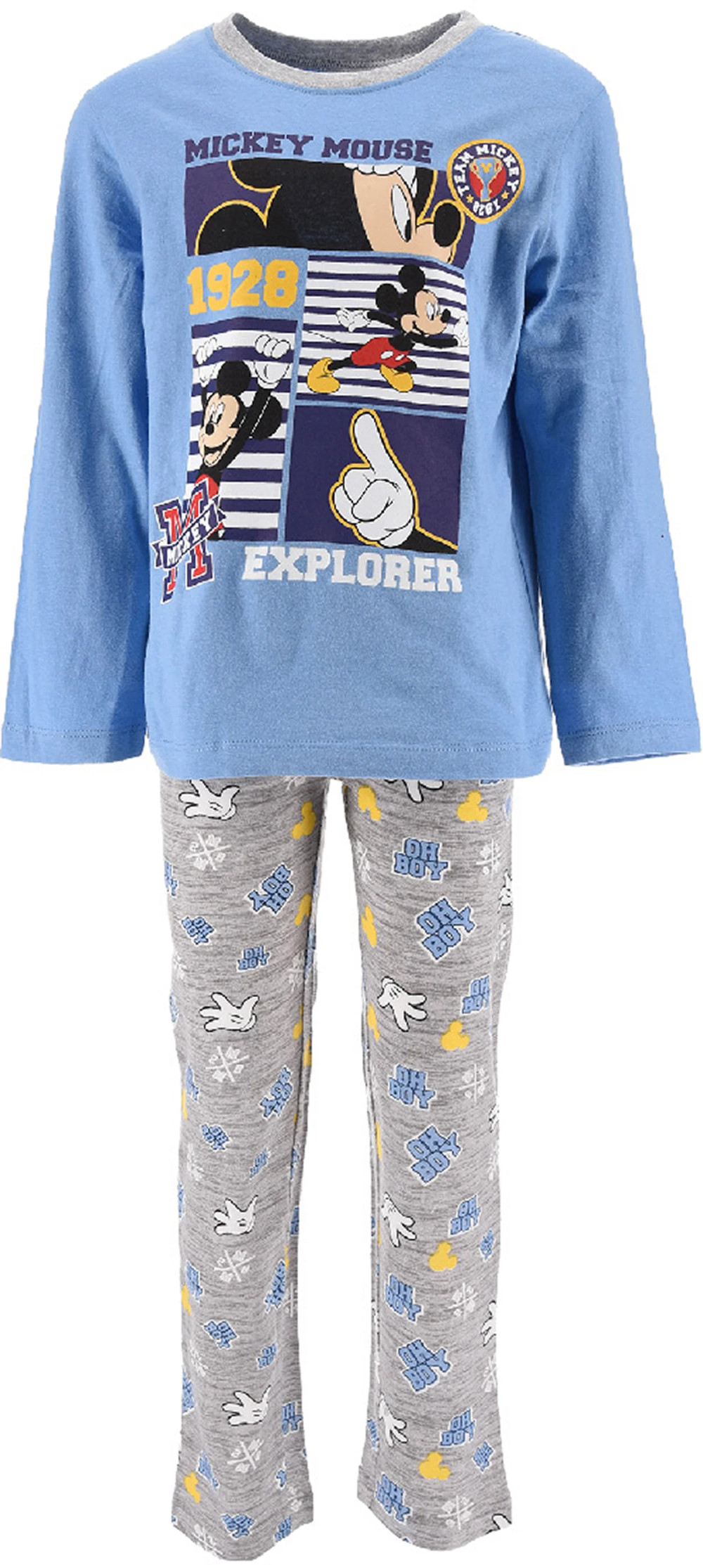 Disney Mickey  Kinder langer Schlafanzug 3-8 Jahre