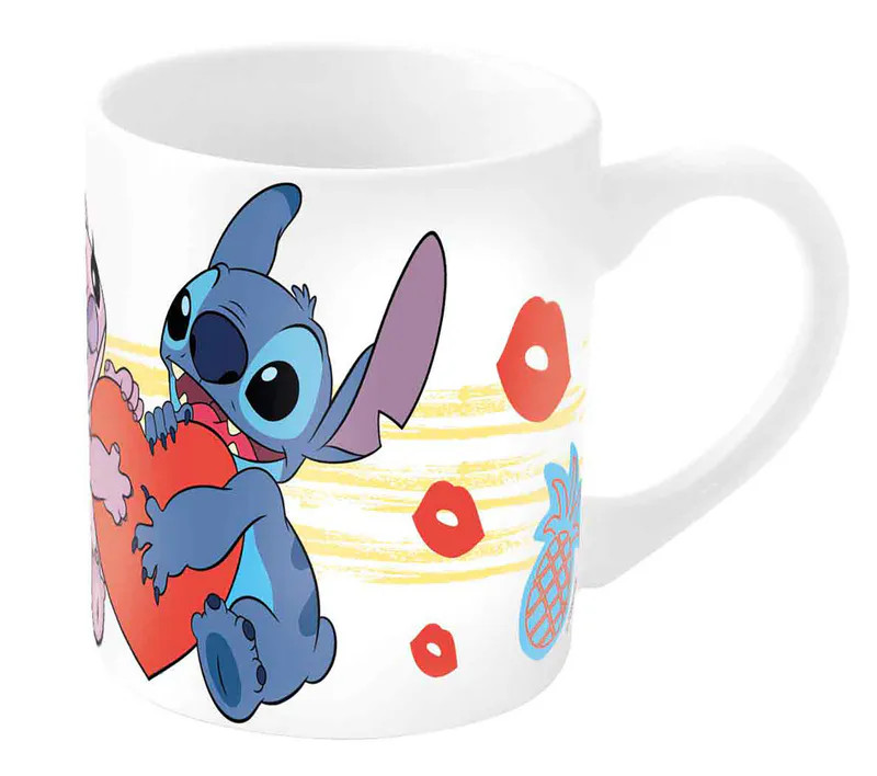 Disney Lilo und Stitch Heart Porzellan-Essgeschirr im Geschenkkarton