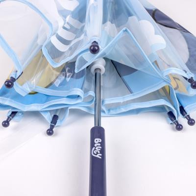 Bluey Kinder transparenter Regenschirm Ø71 cm