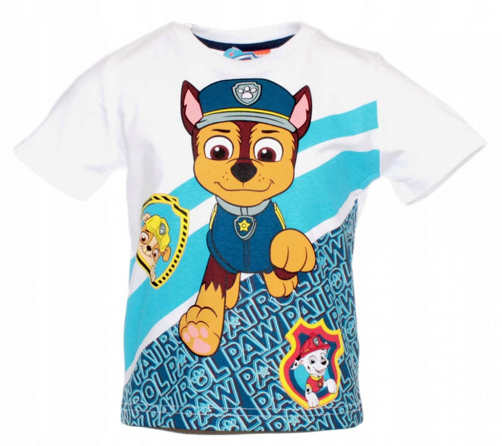Paw Patrol Kinder kurzes T-Shirt, Oberteil 98-128 cm
