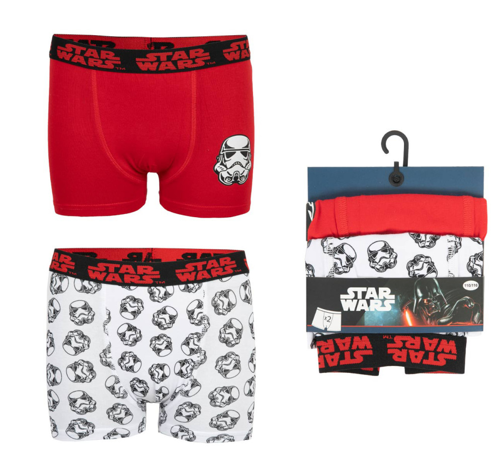 Star Wars Kinder-Boxershorts 2 Stück/Paket 92-128 cm