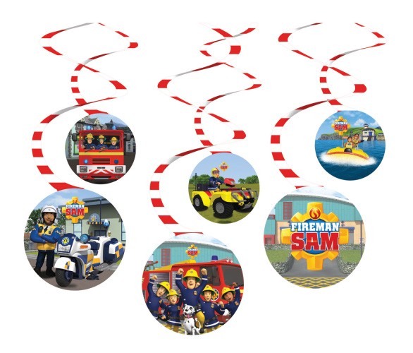 Feuerwehrmann Sam Teamwork Banddekoration 6er-Set