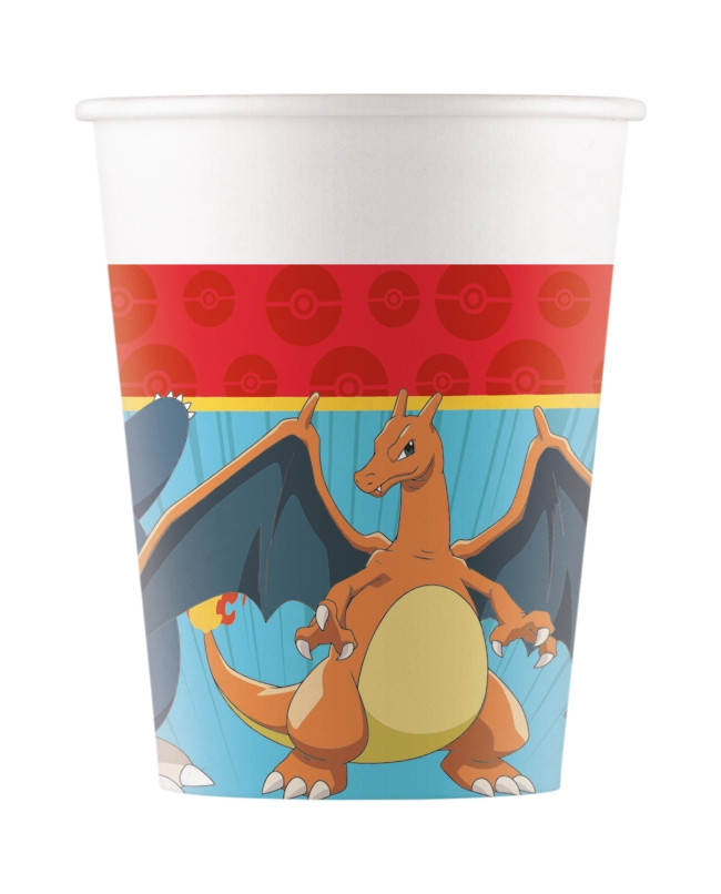Pokémon Next Generation Pappbecher 8 Stk 200 ml