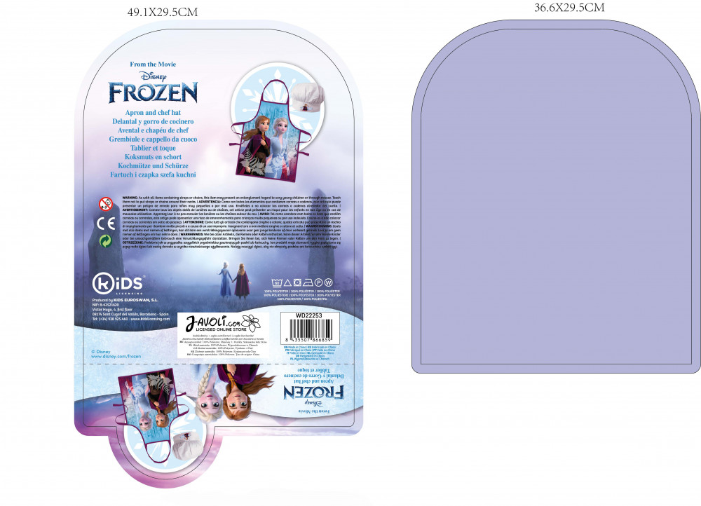 Disney Eiskönigin Whispers Kinder Schürze 2-teiliges Set