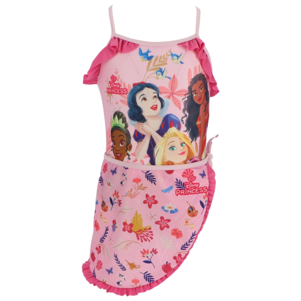 Disney Prinzessin Regal Kinder Badeanzug und Sarong Set 3-8 Jahre Disney Prinzessin Regal Kinder Badeanzug und Sarong Set 3-8 Jahre