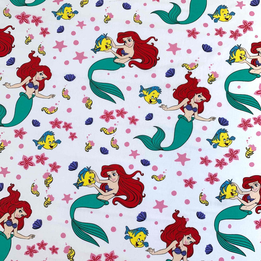Disney Prinzessin Ariel Spannbetttuch 90x200 cm