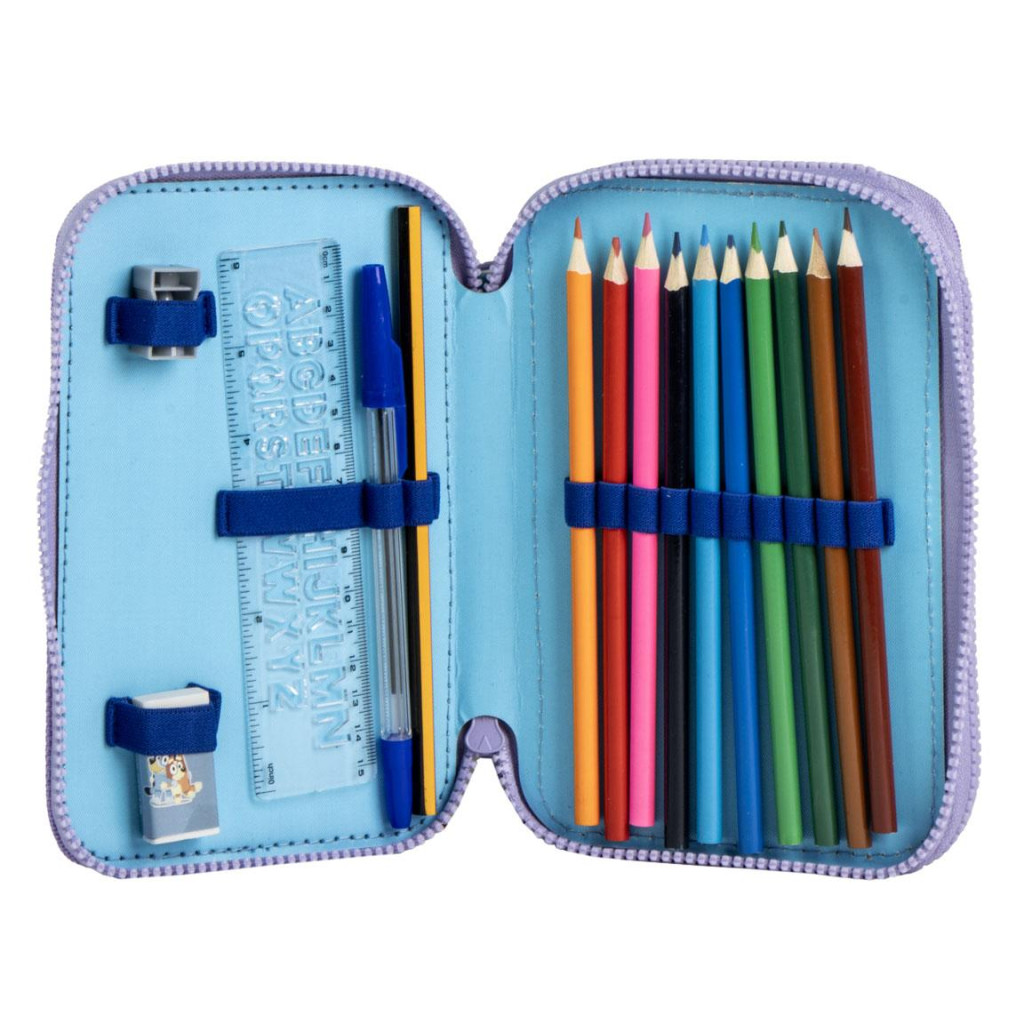 Bluey Bingo gefülltes Etui mit 2 Etagen