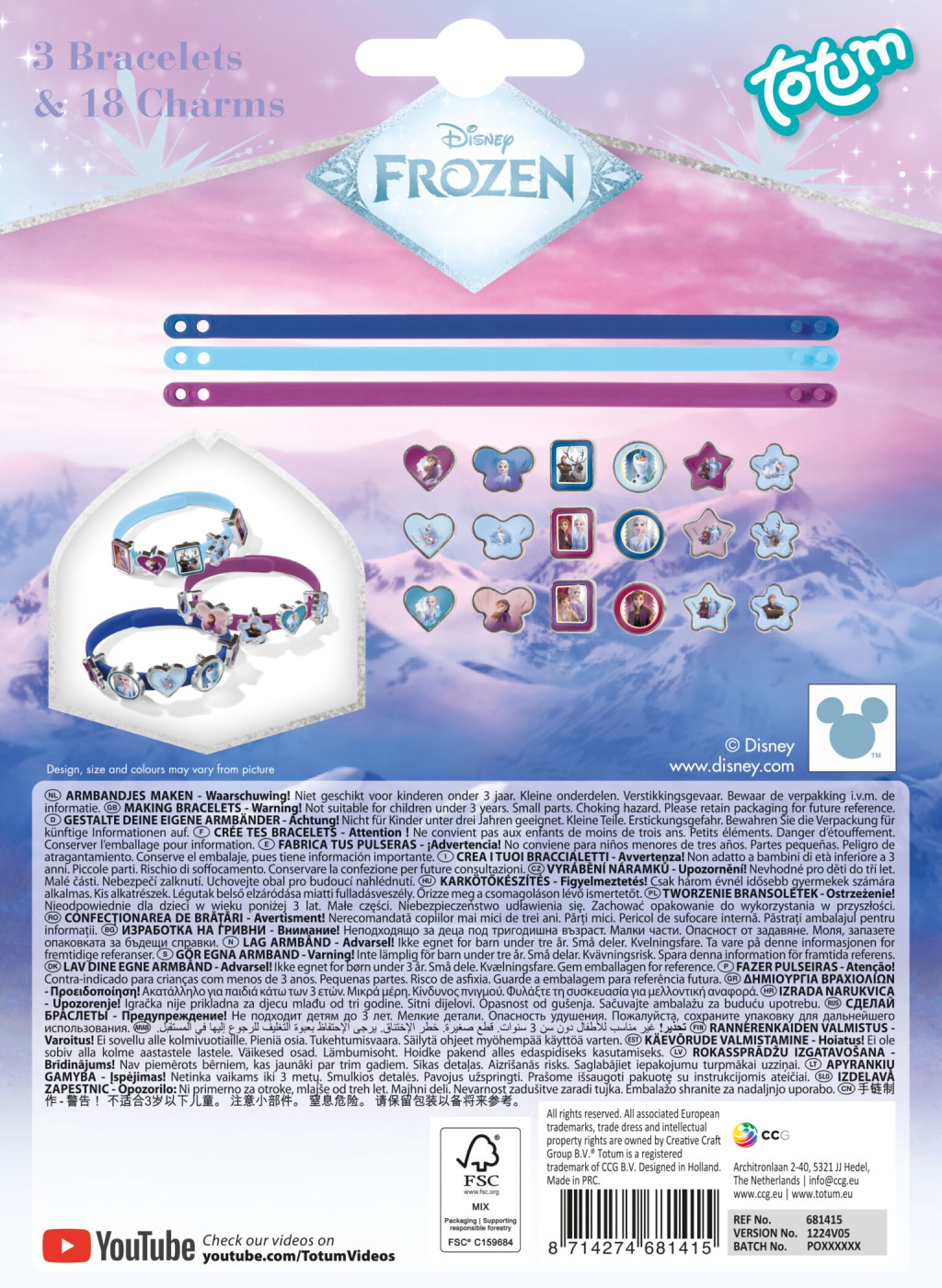 Disney Eiskönigin Destiny Armbandherstellungsset