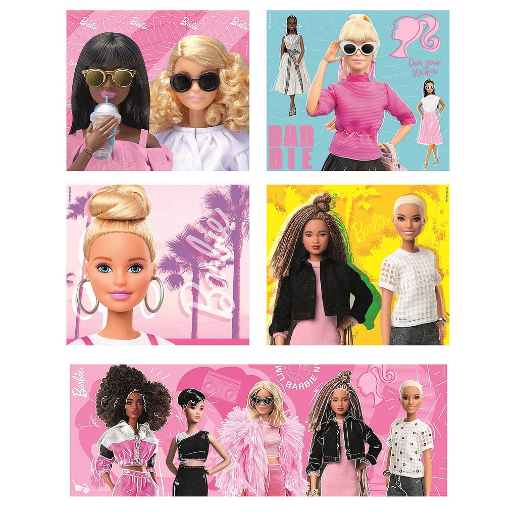 Barbie Girl 10 in 1 Puzzle Clementoni