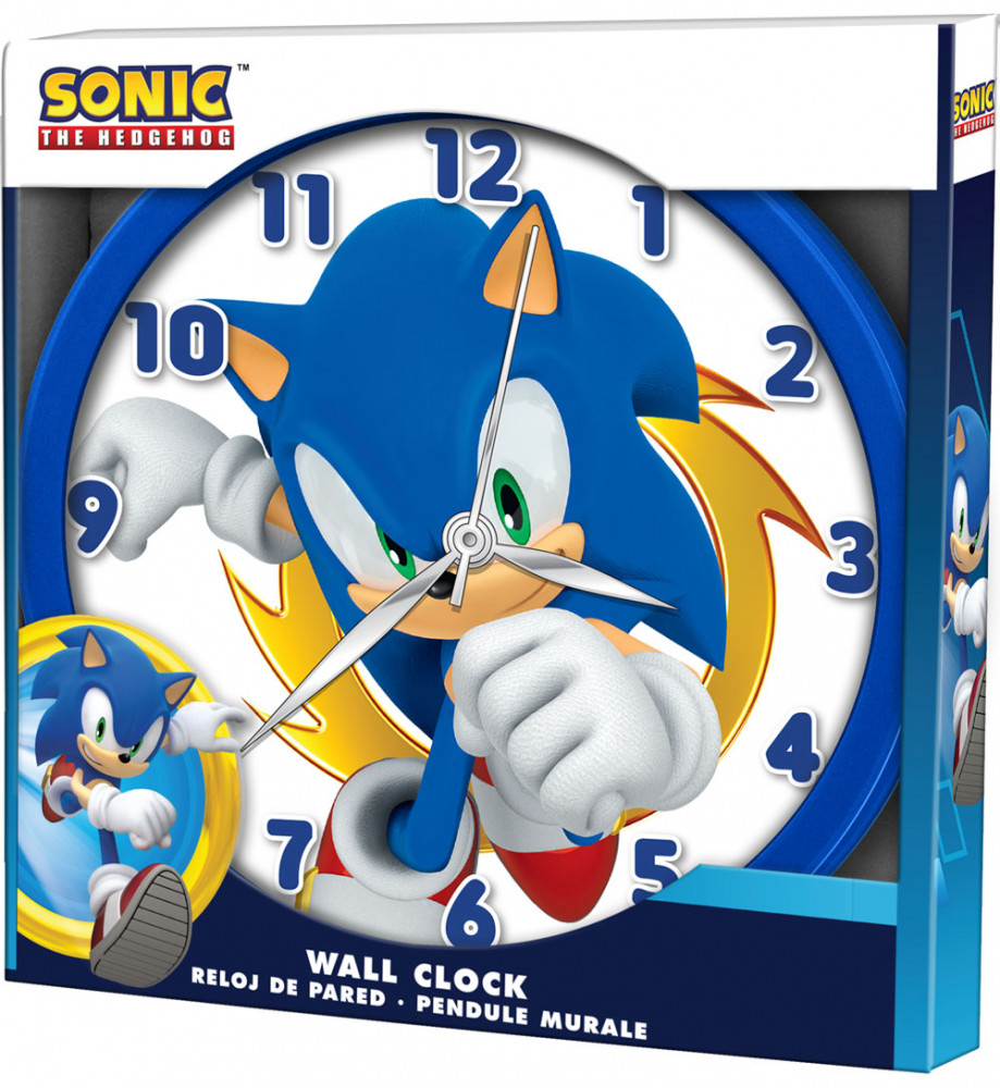 Sonic the Hedgehog Wanduhr 25 cm