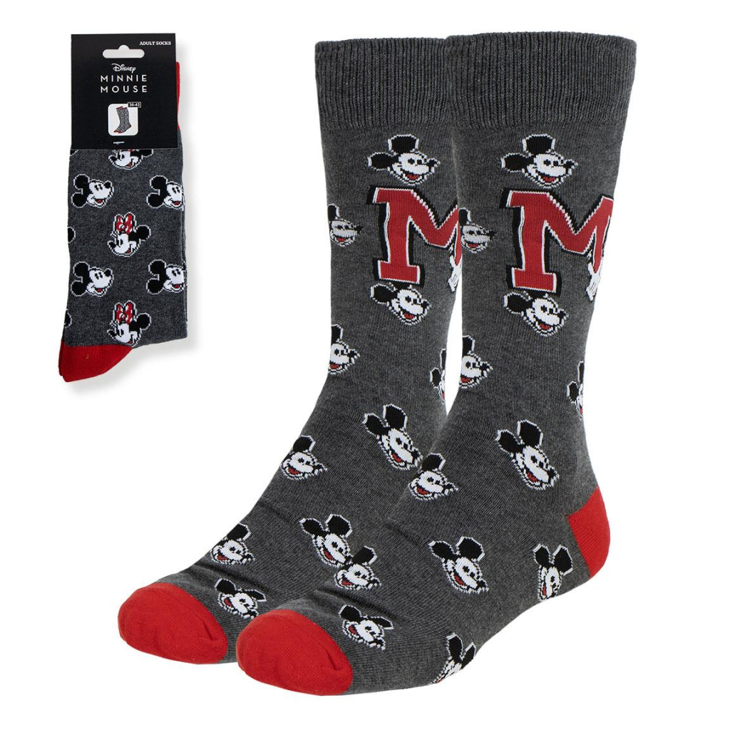 Disney Mickey Erwachsene lange Socken 38/45