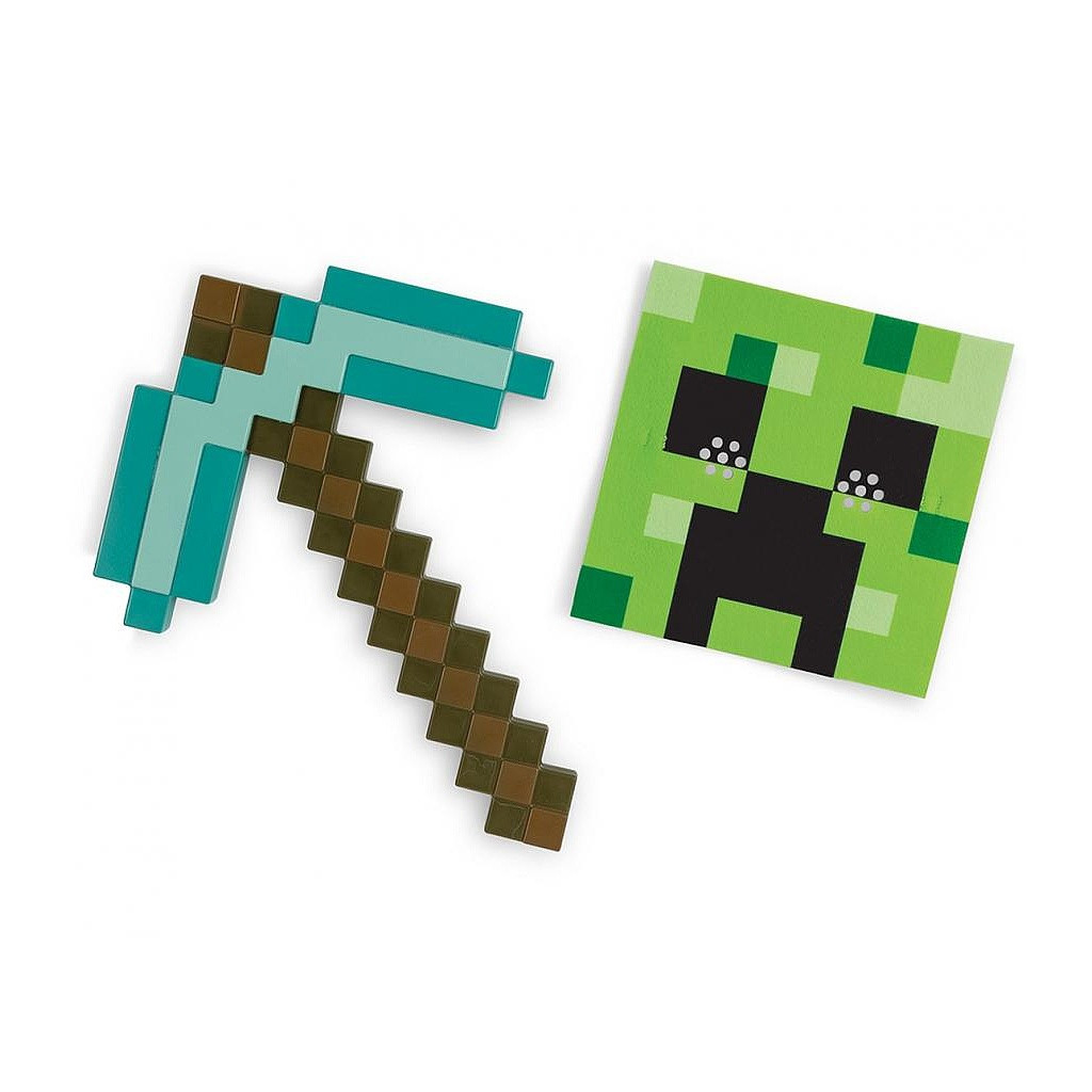 Minecraft Hacke und Masken-Set