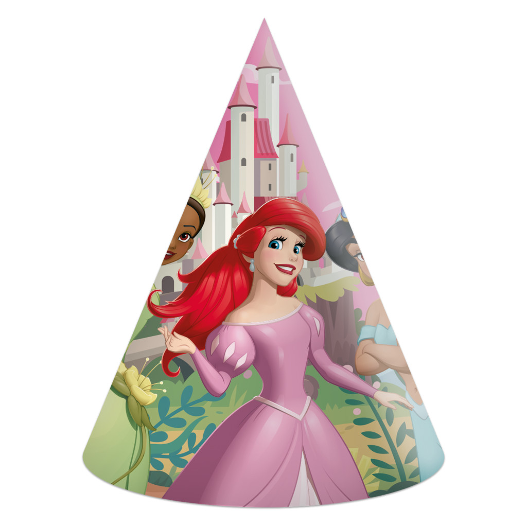 Disney Prinzessin Create Your World Partymütze, 6 Stk FSC