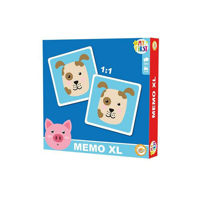 Tiere Domestic Gedächtnisspiel XL 24 Stk