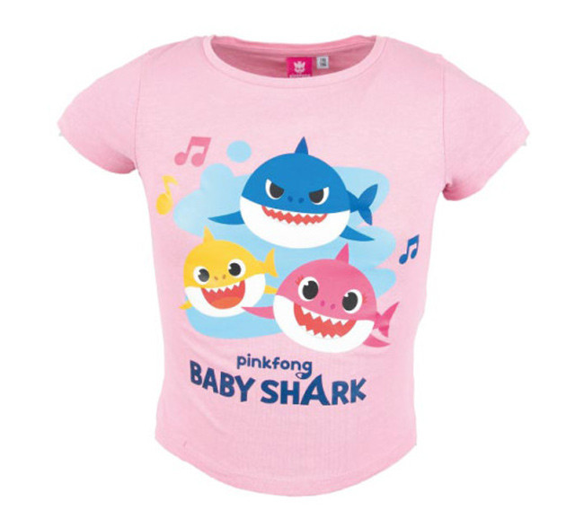 Baby Shark Fun Kinder Kurzarm T-Shirt, Oberteil 92 cm