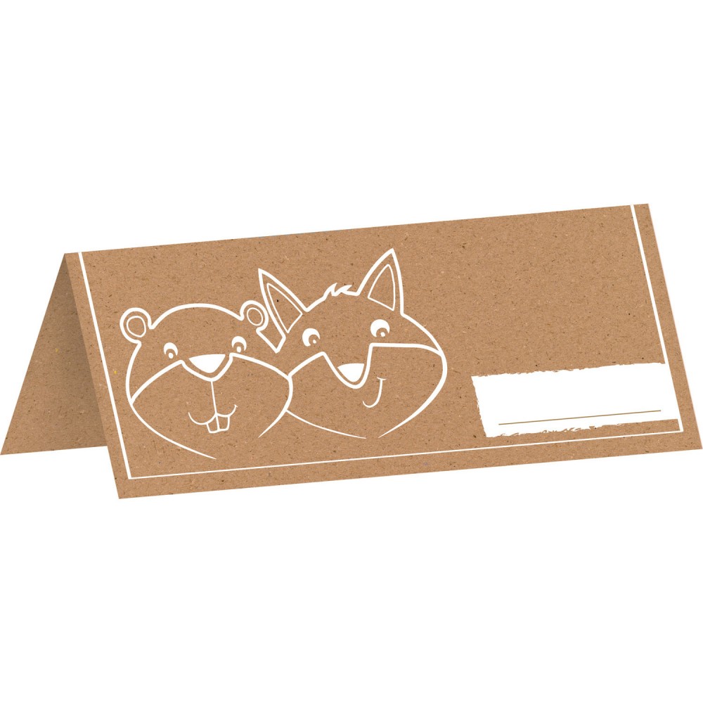 Fuchs Platzkarte Fox, 8er-Set