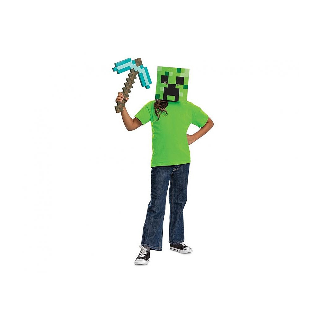 Minecraft Hacke und Masken-Set