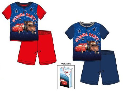 Disney Cars Kinder Schlafanzug kurz im Geschenkkarton 3-8 Jahre