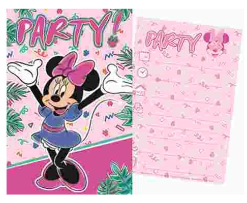 Disney Minnie  Party Einladung
