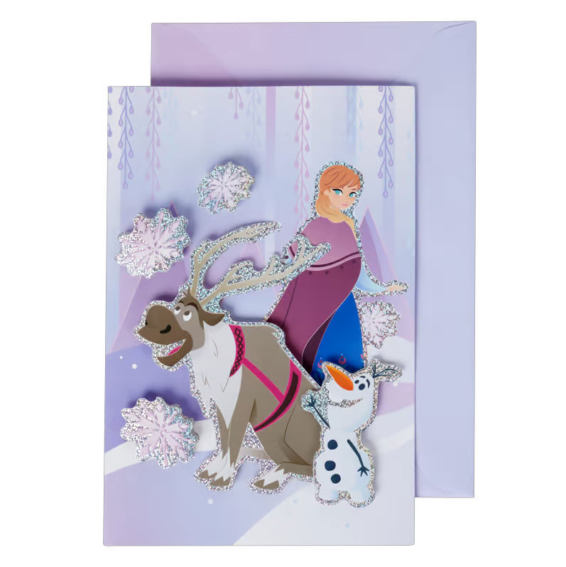 Disney Eiskönigin Friends 3D Grußkarte
