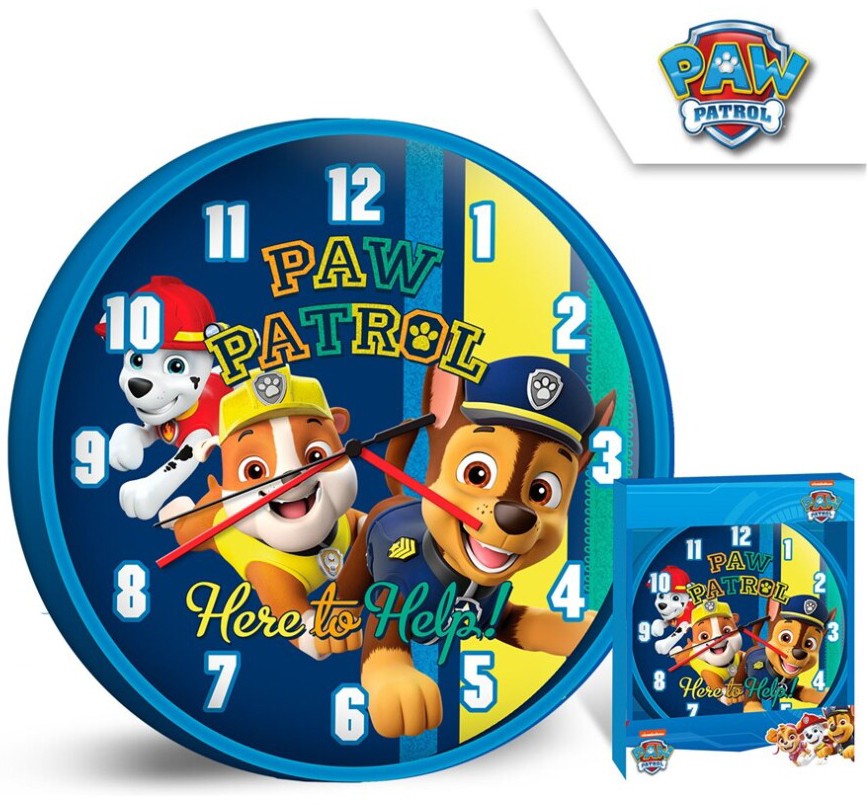 Paw Patrol Wanduhr 25 cm