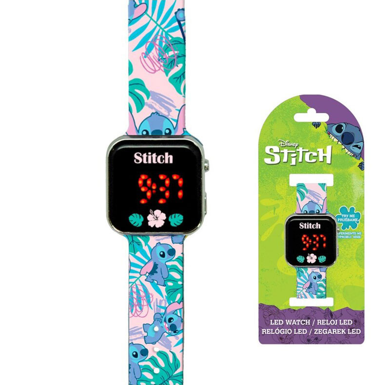 Disney Lilo und Stitch Leaf digitale LED-Uhr