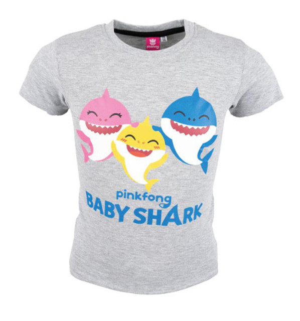 Baby Shark Doo Kinderkurzes T-Shirt, Oberteil 104 cm