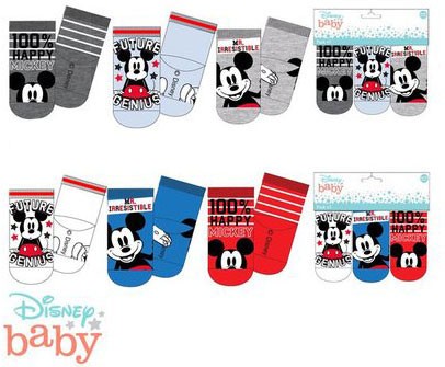 Disney Mickey  Babysocken 0-12 Monate