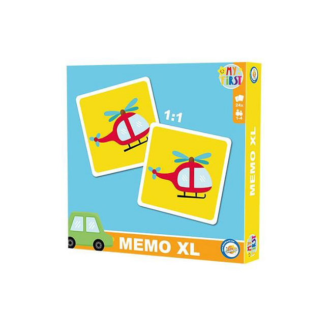 Fahrzeug Transport Memory-Spiel XL mit 24 Stück