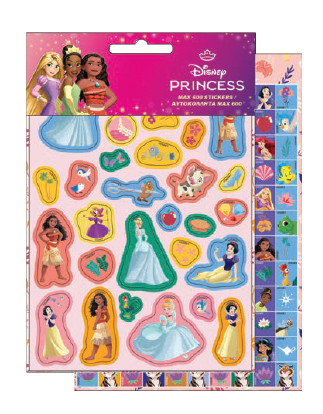 Disney Prinzessin 600-teiliges Aufkleber-Set