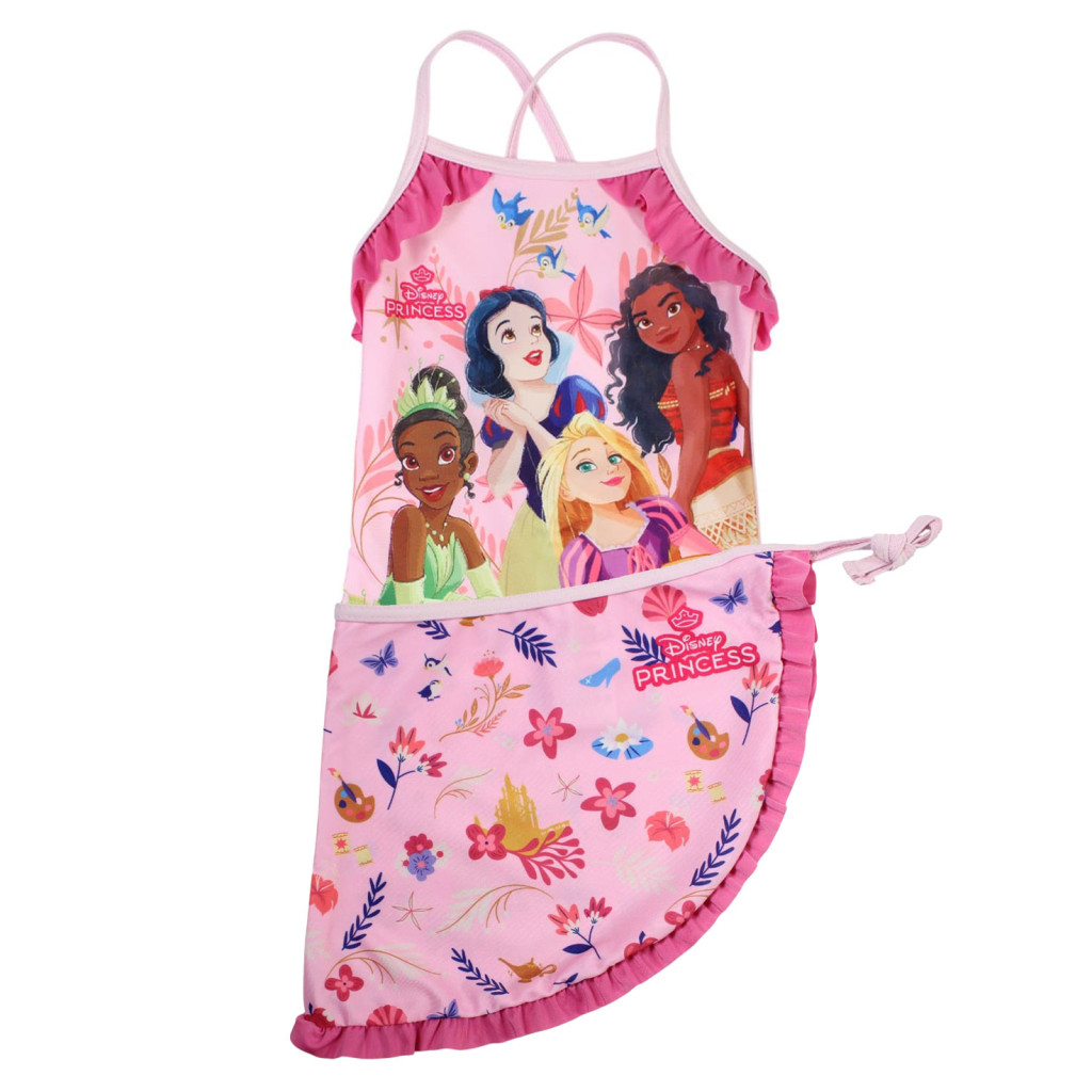 Disney Prinzessin Regal Kinder Badeanzug und Sarong Set 3-8 Jahre Disney Prinzessin Regal Kinder Badeanzug und Sarong Set 3-8 Jahre