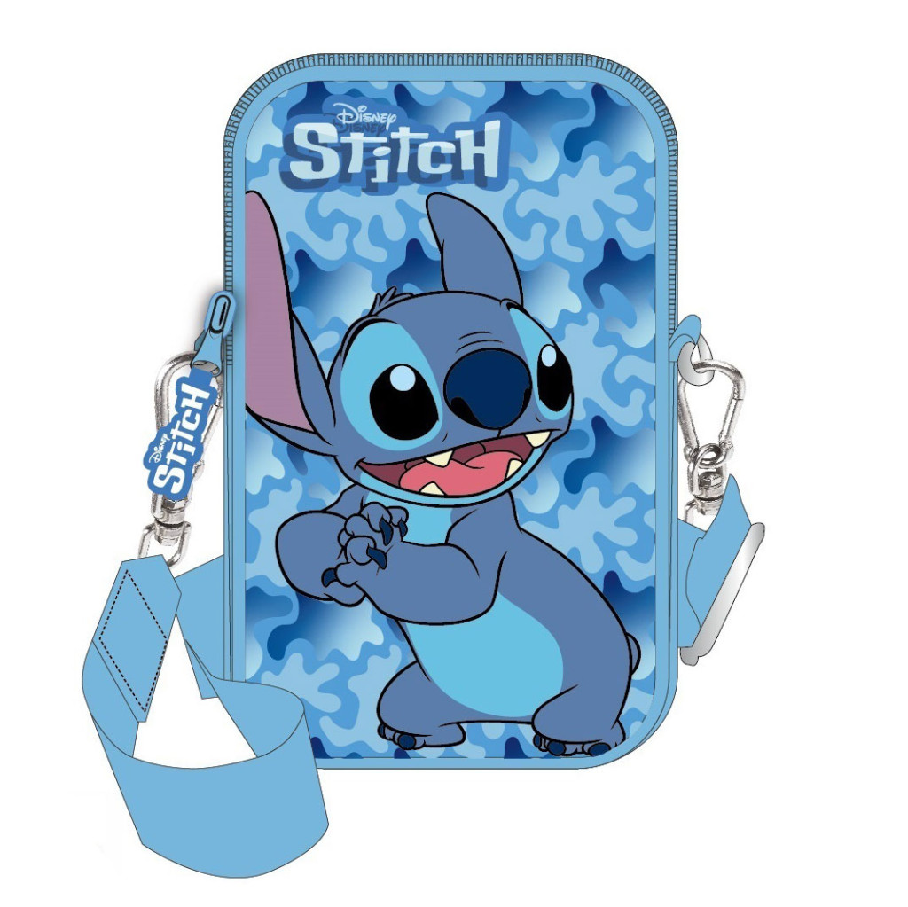 Disney Lilo und Stitch Blue Deluxe Handytasche 18 cm