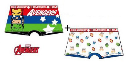 Avengers Kinder Boxershorts 2 Stück/Paket 4/5 Jahre