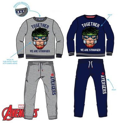 Avengers Kinder Trainingsanzug, Jogging Set 4-10 Jahre