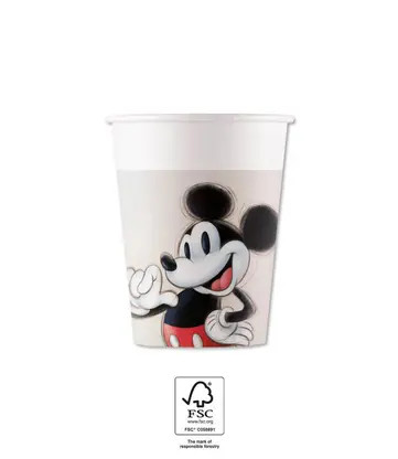Disney 100 Papierbecher 8 Stück 200 ml FSC