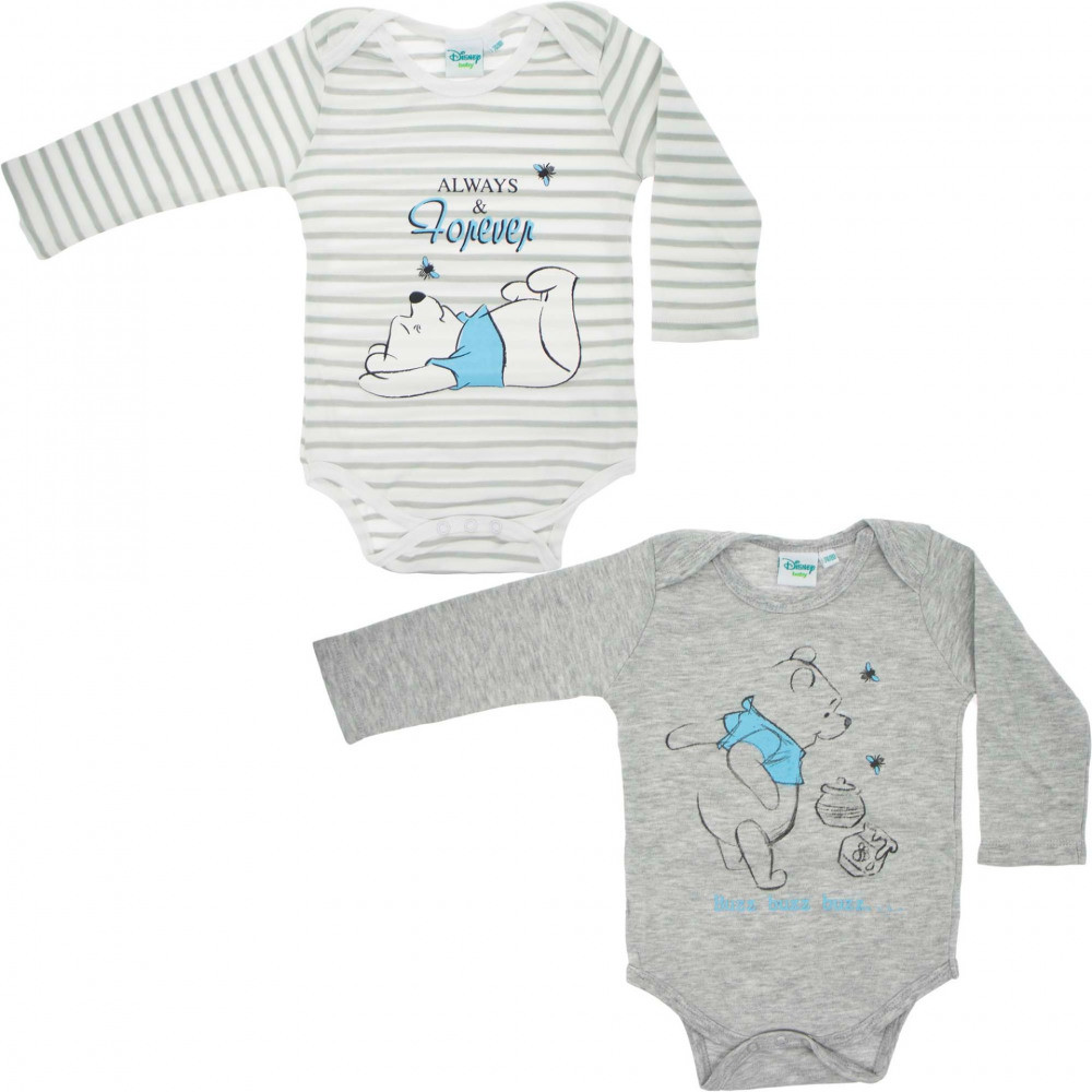 Disney Winnie Puuh Baby-Body 2er-Set - 80/86 cm