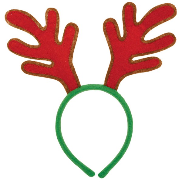 Weihnachten Geweih-Stirnband 30 cm