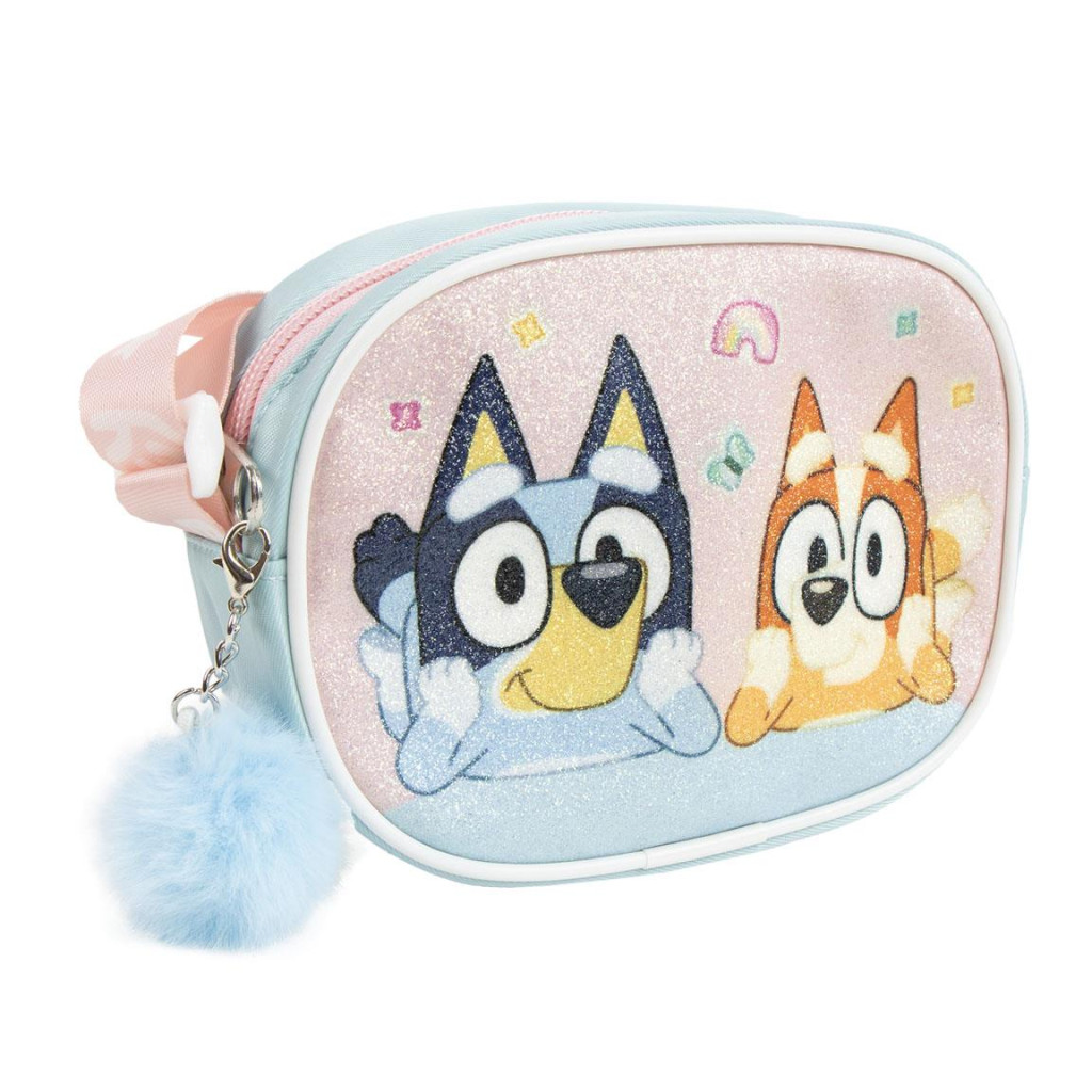 Bluey Besties glitzer Umhängetasche, Schultertasche