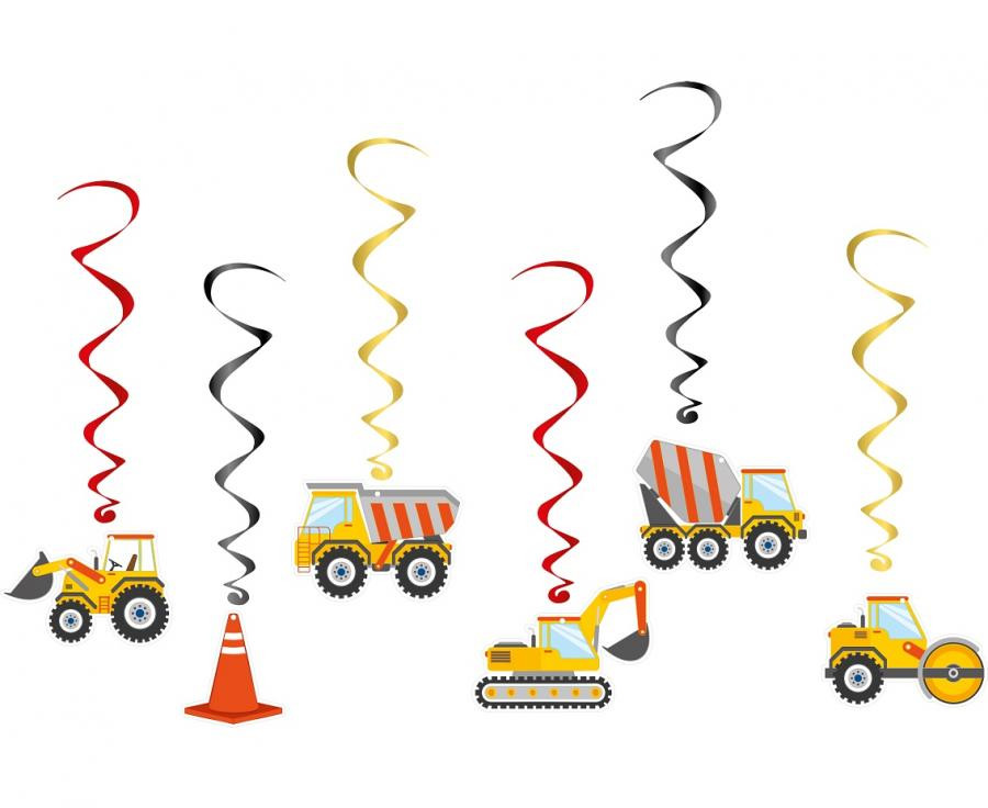 Baustelle Construction, Dekoband 6-teiliges Set