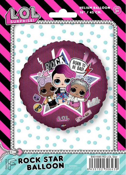 LOL Surprise! Born to be Bad Folienballon 45 cm