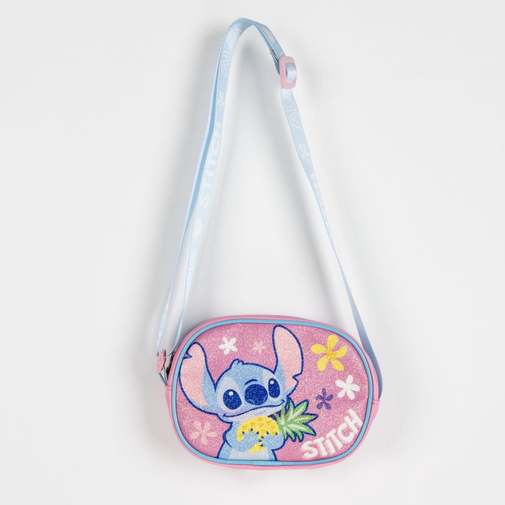 Disney Lilo und Stitch Ananas Glitzer Umhängetasche, Schultertasche