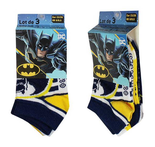 Batman Kinder-Sneaker-Socken 23-34