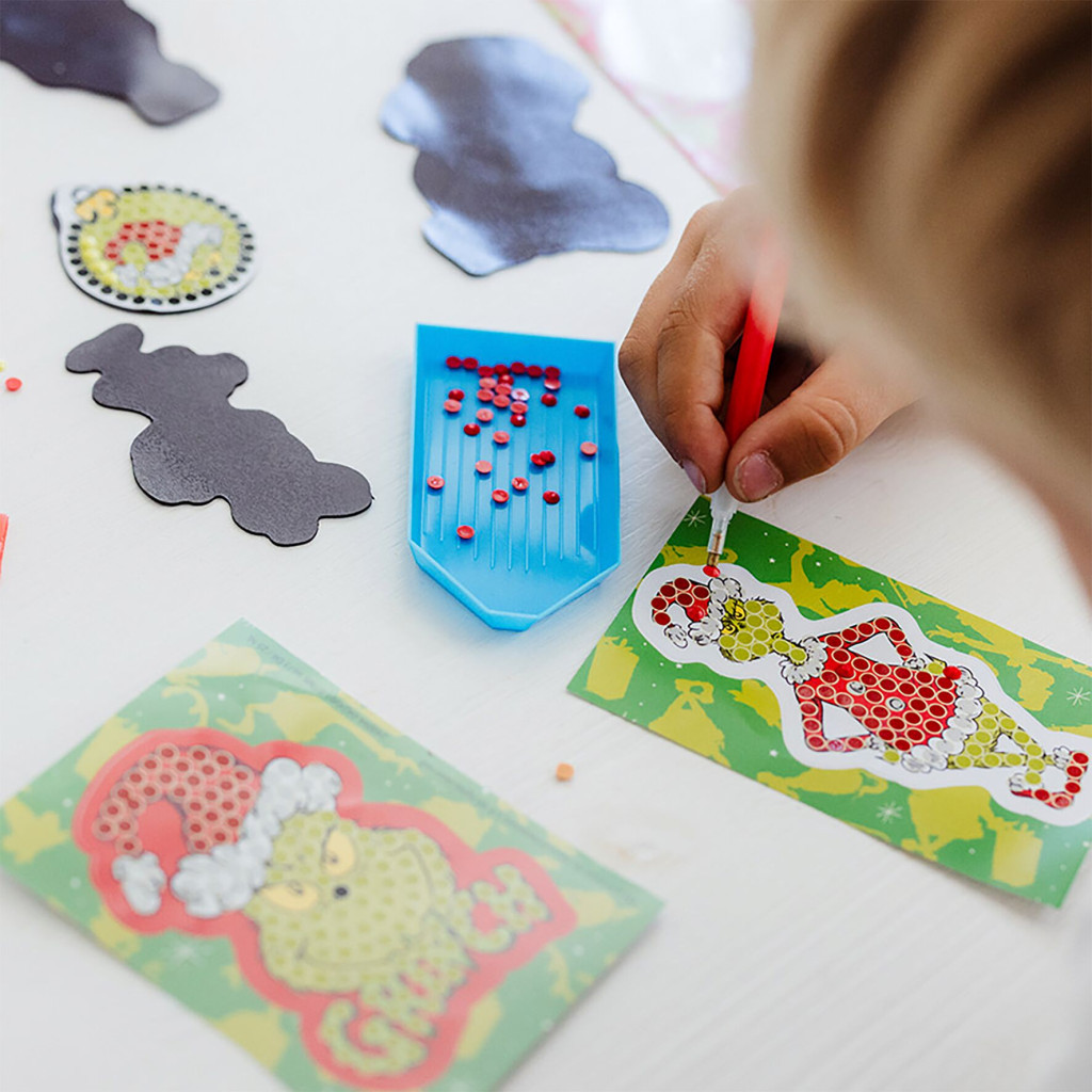 Der Grinch Dr Seuss Diamantmalerei-Magnetset