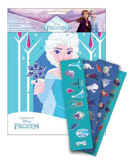 Disney Eiskönigin Stickeralbum mit 50 Aufklebern