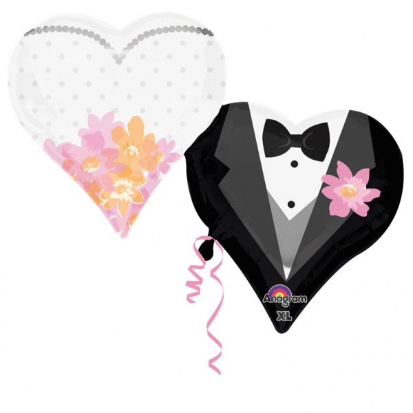 Hochzeit Hochzeit, Folienballon 76 cm