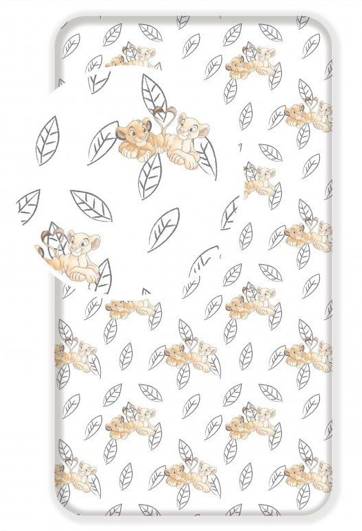 Disney Der König der Löwen Best Friends Spannbetttuch 90x200 cm