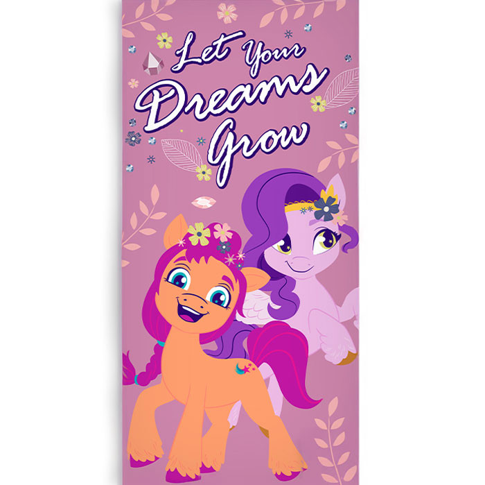 My Little Pony Dreams Grow Badehandtuch, Strandtuch 70x140cm