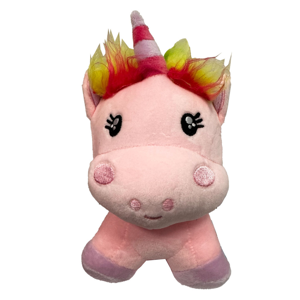 Einhorn Pink Plüschfigur 16 cm
