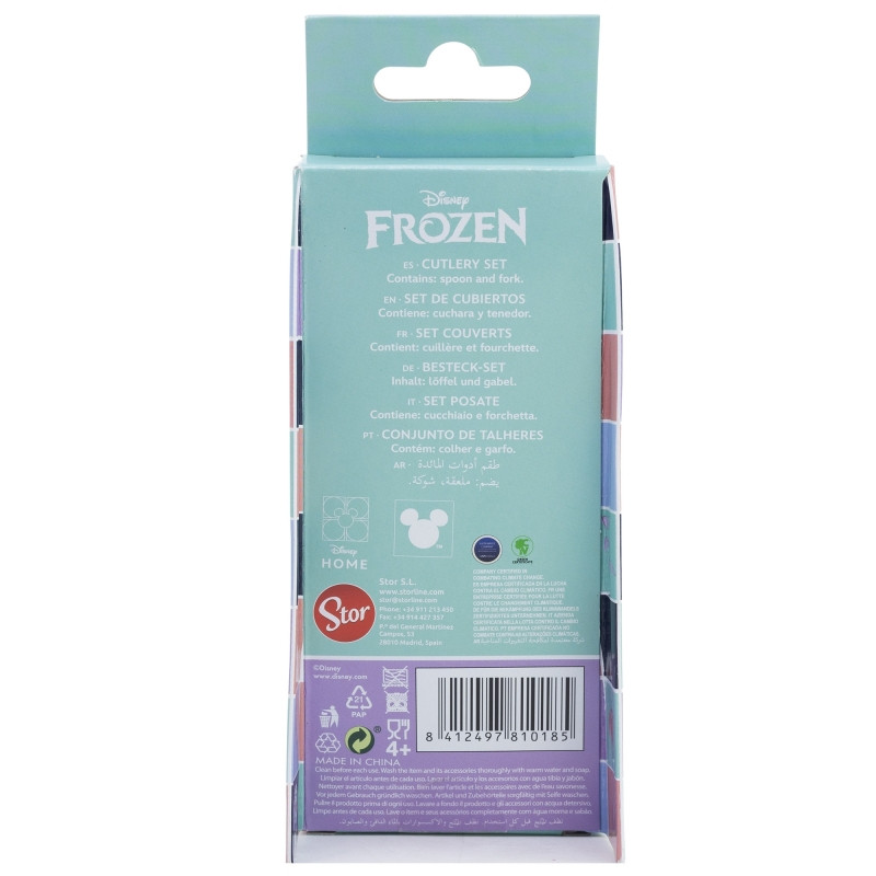 Disney Eiskönigin Snowy Tale Metall-Ergo-Besteckset - 2-teilig